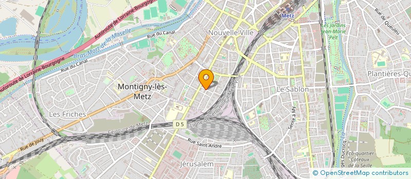 localisation de l'entreprise MONSIEUR MIKAEL DHUICQUE  METZ