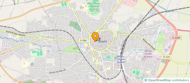 localisation de l'entreprise MONSIEUR MIKAEL DINANE  RIOM