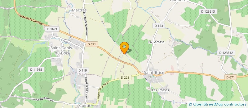 localisation de l'entreprise MONSIEUR MIKAEL DULEAU  DAUBEZE