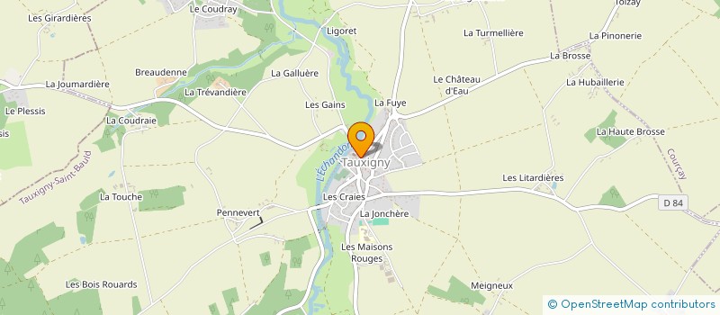 localisation de l'entreprise MONSIEUR MIKAEL DURAND-RAPICAULT  TAUXIGNY-SAINT-BAULD