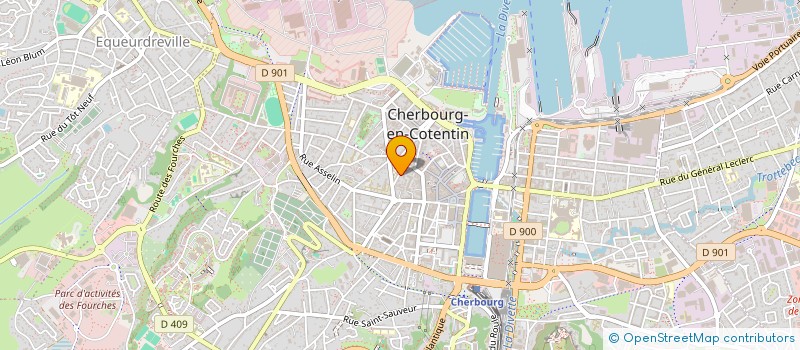 localisation de l'entreprise MONSIEUR MIKAEL DURUISSEAU  CHERBOURG-EN-COTENTIN