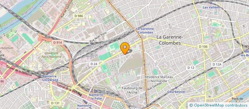localisation de l'entreprise MONSIEUR MIKAEL ELBASE à LA GARENNE-COLOMBES