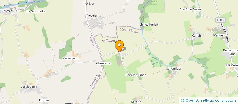 localisation de l'entreprise MONSIEUR MIKAEL EXTIER  PLEVIN