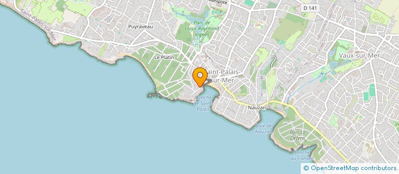 localisation de l'entreprise MONSIEUR MIKAEL FLEURY  SAINT-PALAIS-SUR-MER