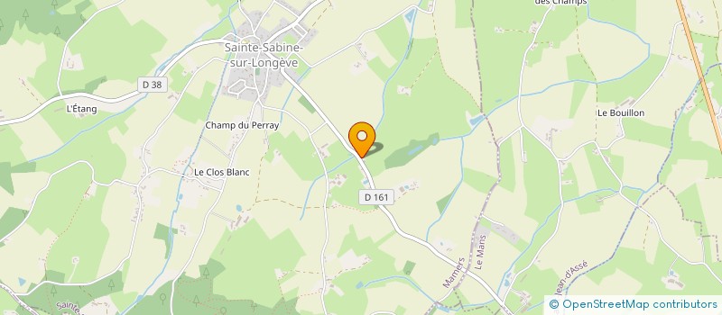 localisation de l'entreprise MONSIEUR MIKAEL FOUCHARD  SAINTE-SABINE-SUR-LONGEVE