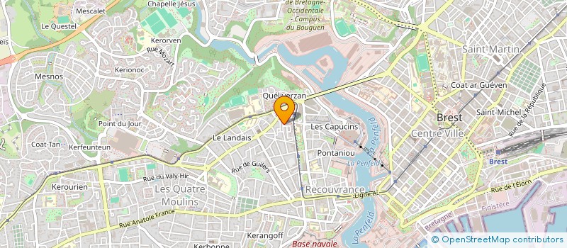 localisation de l'entreprise MONSIEUR MIKAEL GABLIN à BREST