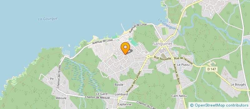 localisation de l'entreprise MONSIEUR MIKAEL GARRY  SANGUINET