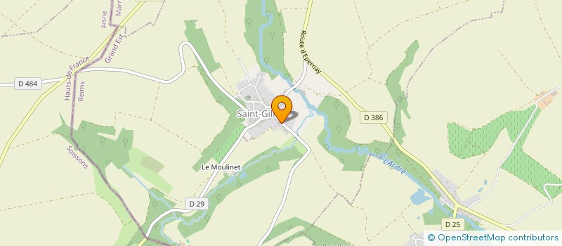 localisation de l'entreprise MONSIEUR MIKAEL GENDRE  SAINT-GILLES