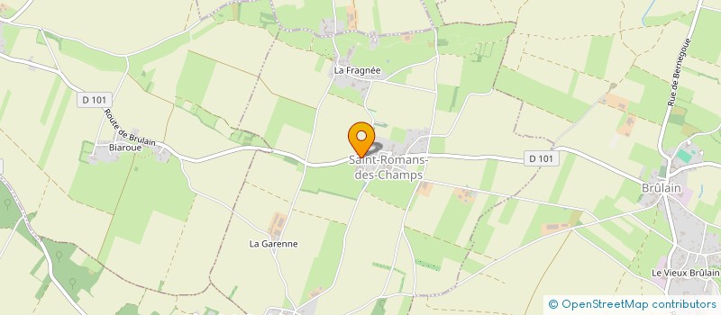 localisation de l'entreprise MONSIEUR MIKAEL GIBOULOT  SAINT-ROMANS-DES-CHAMPS