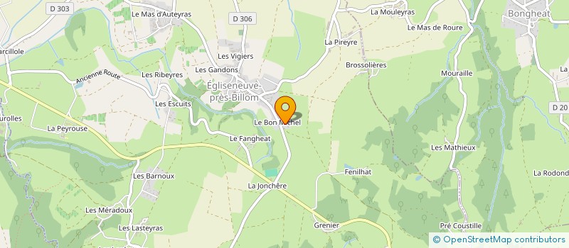 localisation de l'entreprise MONSIEUR MIKAEL GIRAUD  EGLISENEUVE-PRES-BILLOM