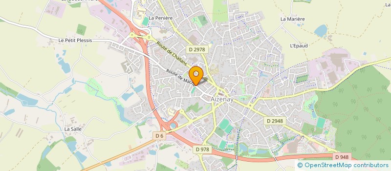 localisation de l'entreprise MONSIEUR MIKAEL GODELU  AIZENAY