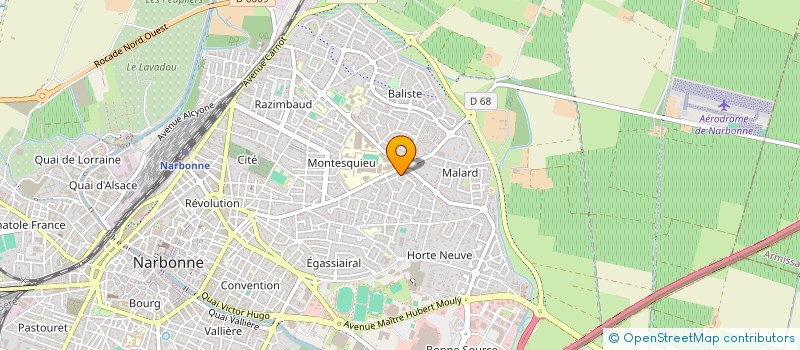 localisation de l'entreprise MONSIEUR MIKAEL HARUTYUNYAN  NARBONNE