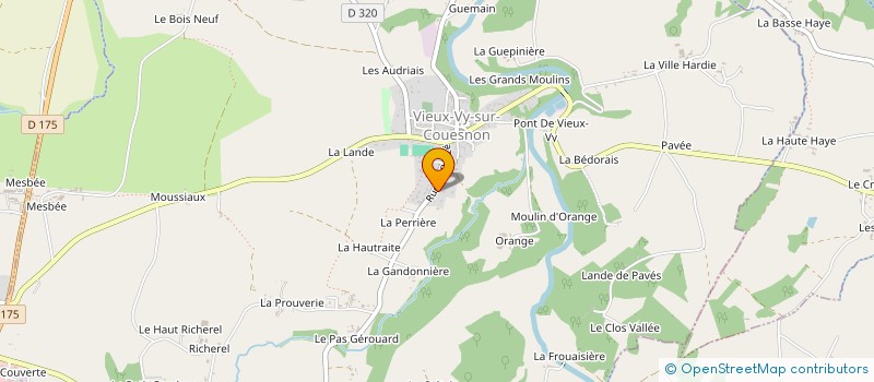 localisation de l'entreprise MONSIEUR MIKAEL HERVE  VIEUX-VY-SUR-COUESNON