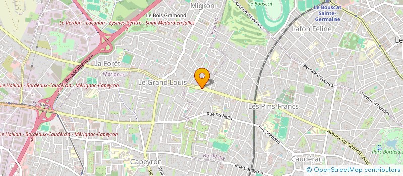 localisation de l'entreprise MONSIEUR MIKAEL HUMBERT  BORDEAUX