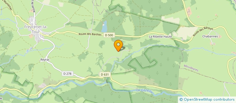 localisation de l'entreprise MONSIEUR MIKAEL ISSARTEL  LAUSSONNE