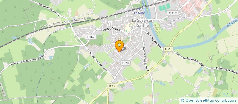 localisation de l'entreprise MONSIEUR MIKAEL JUGE  LA SUZE-SUR-SARTHE