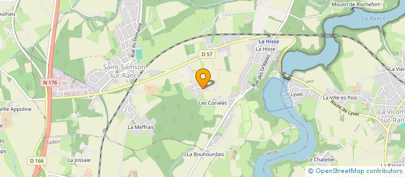 localisation de l'entreprise MONSIEUR MIKAEL JULLIEN  SAINT-SAMSON-SUR-RANCE