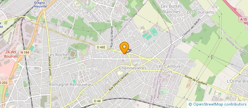 localisation de l'entreprise MONSIEUR MIKAEL KERMARREC  CONFLANS-SAINTE-HONORINE