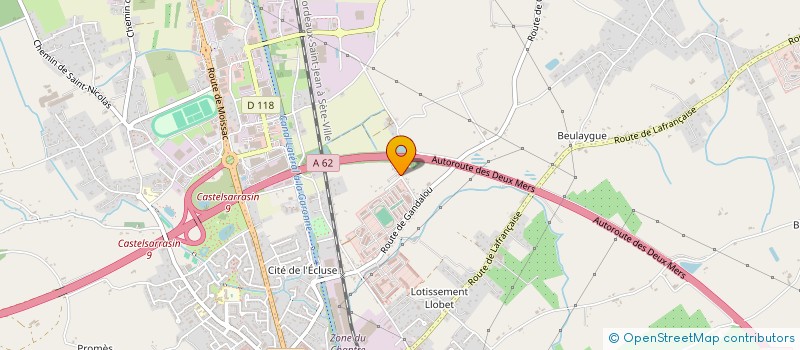 localisation de l'entreprise MONSIEUR MIKAEL LAFFONT  CASTELSARRASIN