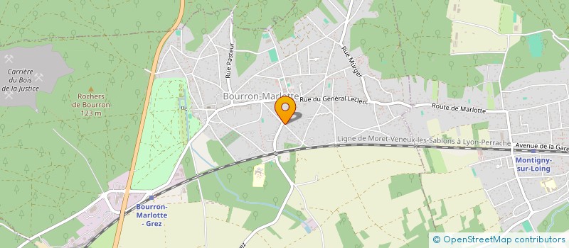 localisation de l'entreprise MONSIEUR MIKAEL LAFONTAN à BOURRON-MARLOTTE