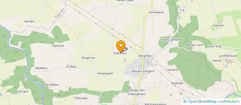 localisation de l'entreprise MONSIEUR MIKAEL LAINEY  TREMEVEN