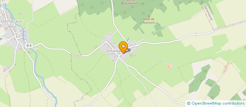 localisation de l'entreprise MONSIEUR MIKAEL LAMBOTTE  HAILLAINVILLE