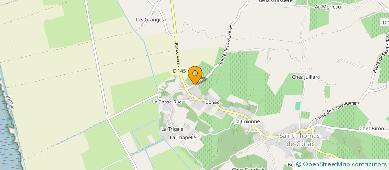 localisation de l'entreprise MONSIEUR MIKAEL LAMOTHE  SAINT-THOMAS-DE-CONAC