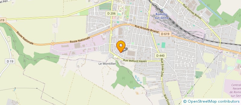 localisation de l'entreprise MONSIEUR MIKAEL LANGE  ROMILLY-SUR-SEINE