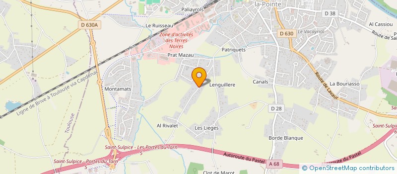 localisation de l'entreprise MONSIEUR MIKAEL LASSERE  SAINT-SULPICE-LA-POINTE