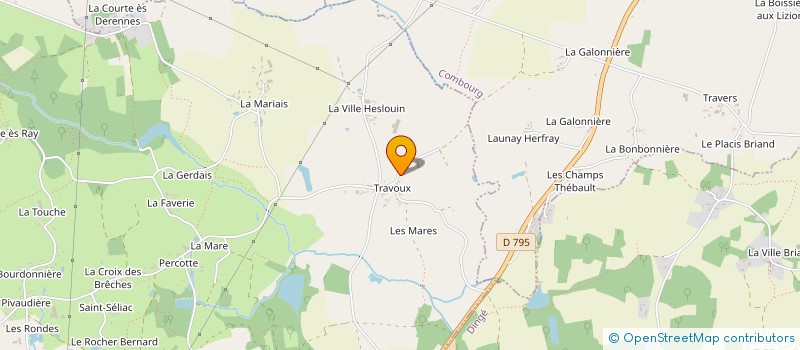 localisation de l'entreprise MONSIEUR MIKAEL LE CAM  QUEBRIAC