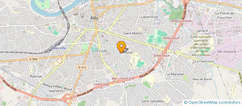 localisation de l'entreprise MONSIEUR MIKAEL LE GALLO à ALBI