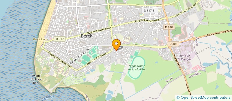 localisation de l'entreprise MONSIEUR MIKAEL LEBORGNE  BERCK