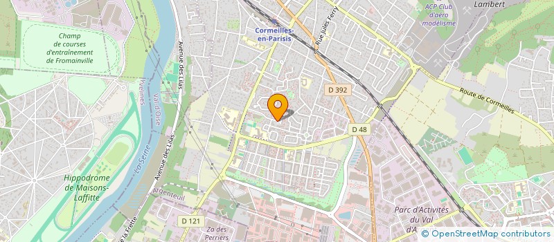 localisation de l'entreprise MONSIEUR MIKAEL LEBRAVE  CORMEILLES-EN-PARISIS