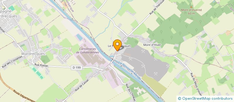 localisation de l'entreprise MONSIEUR MIKAEL LECLERE  RENESCURE