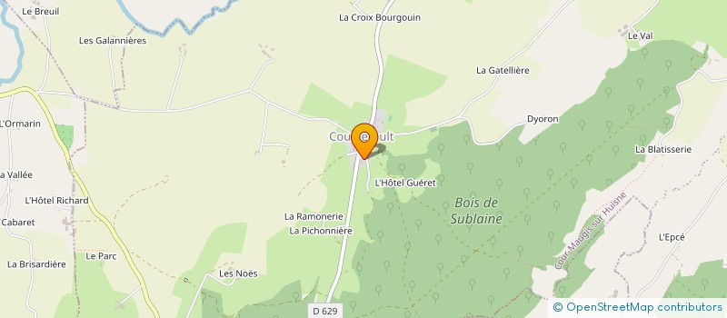 localisation de l'entreprise MONSIEUR MIKAEL LEMPERIERE à COUR-MAUGIS SUR HUISNE