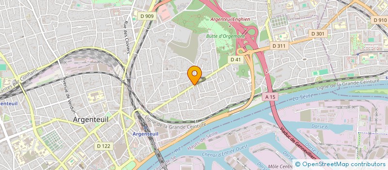 localisation de l'entreprise MONSIEUR MIKAEL LENOBLE  ARGENTEUIL