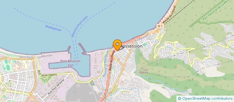 localisation de l'entreprise MONSIEUR MIKAEL LESFRITH  LA POSSESSION