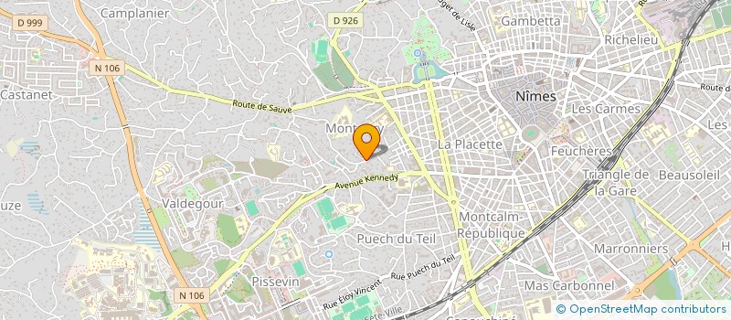 localisation de l'entreprise MONSIEUR MIKAEL LORME  NIMES