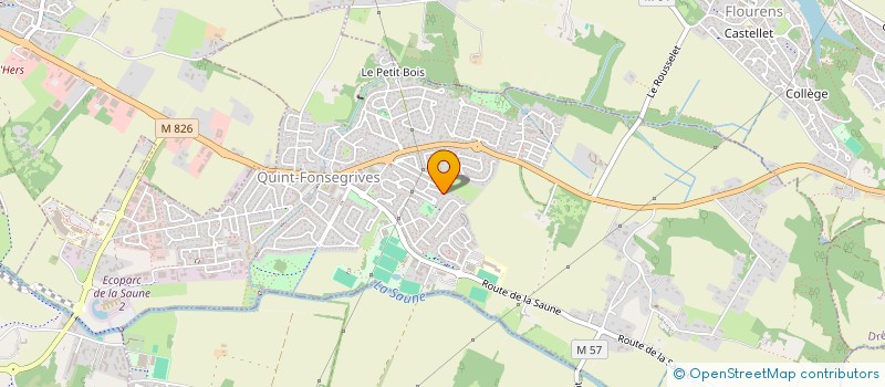 localisation de l'entreprise MONSIEUR MIKAEL LUCCHESE  QUINT-FONSEGRIVES