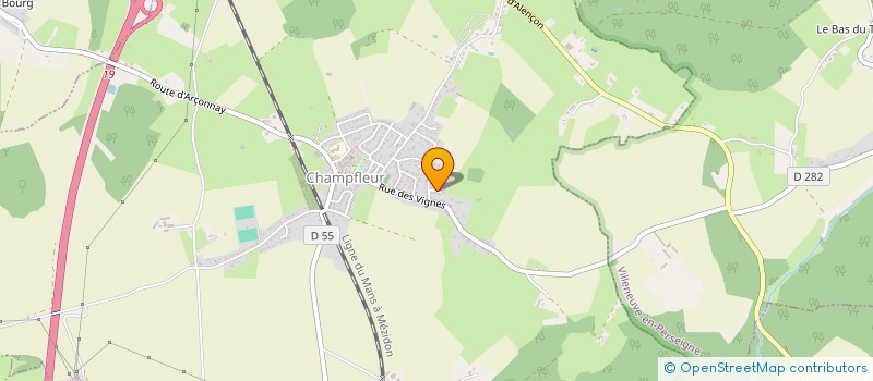 localisation de l'entreprise MONSIEUR MIKAEL MADELAINE  CHAMPFLEUR