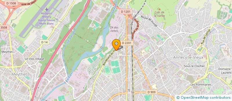 localisation de l'entreprise MONSIEUR MIKAEL MARQUE à ANNECY