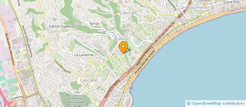 localisation de l'entreprise MONSIEUR MIKAEL MELOUL à NICE