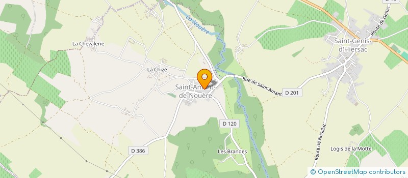 localisation de l'entreprise MONSIEUR MIKAEL MESNARD à SAINT-AMANT-DE-NOUERE