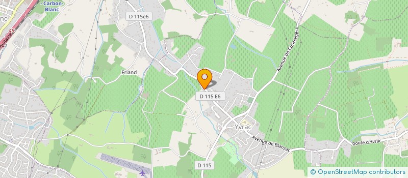 localisation de l'entreprise MONSIEUR MIKAEL MILAN  YVRAC