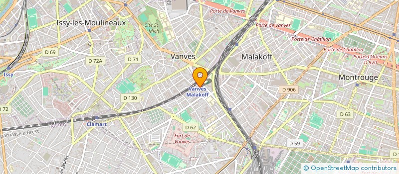 localisation de l'entreprise MONSIEUR MIKAEL MILUNOVIC à MALAKOFF
