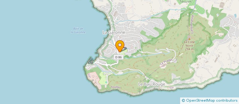 localisation de l'entreprise MONSIEUR MIKAEL MONTOYO  LE PRADET