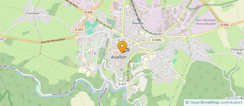 localisation de l'entreprise MONSIEUR MIKAEL MORANTIN à AVALLON