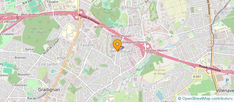 localisation de l'entreprise MONSIEUR MIKAEL MOREY  GRADIGNAN