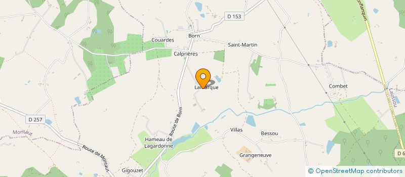 localisation de l'entreprise MONSIEUR MIKAEL MORINIERE  SAINT-EUTROPE-DE-BORN