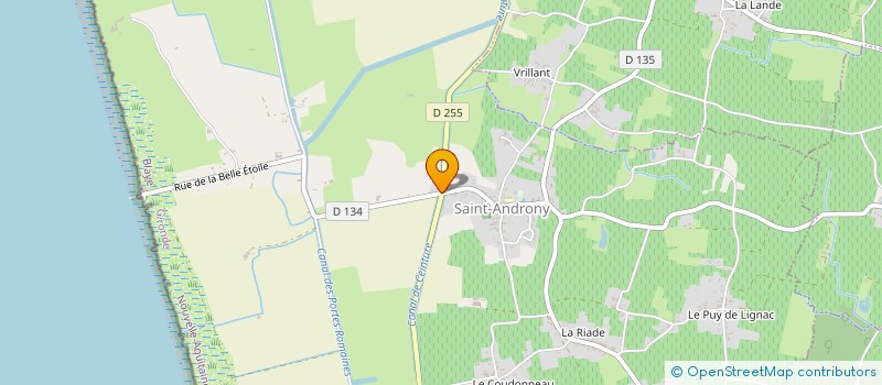 localisation de l'entreprise MONSIEUR MIKAEL MOULINIER  SAINT-ANDRONY